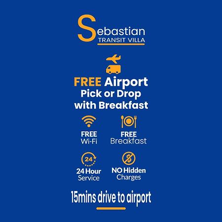 Sebastian Transit Villa With Free Shuttle Service To Airport Kotugoda エクステリア 写真